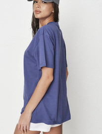 missguided tall blue cotton oversized t shirt