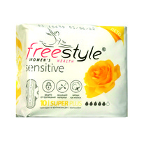 FreeStyle �����.���. SUPER PLUS Sensitive soft (10��) (5���) (1597)