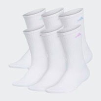 Adidas WM ATH CUSHIONED 6-PACK CREW White ���
