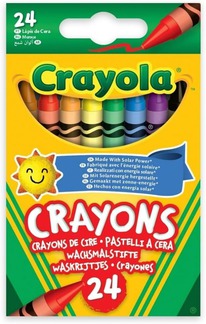 amazon GB CRAYOLA Crayons, Bright Strong Colours, Multi, 24 Count