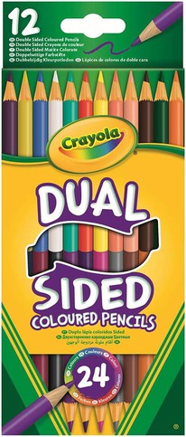 amazon GB CRAYOLA Dual-Sided Colouring Pencils