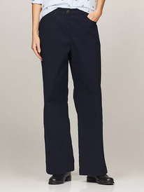 TomH 1985 Brushed Cotton Wide-Leg Pant ColorNavy
