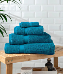 ASDA Turquoise Cotton Towel Range