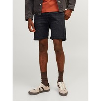 Sportsdirect Jack and Jones Denim Shorts Mens Black Denim