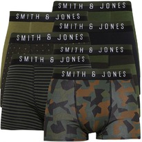 Mandmdirect Smith And Jones Mens Vangone Seven Pack Boxers Assorted