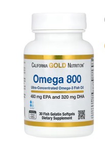 California Gold Nutrition,  800   , 30 