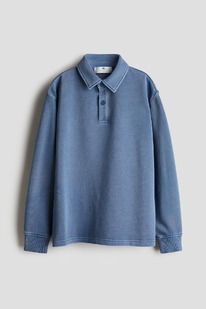hm Poloshirt aus Sweatstoff