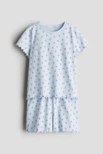  Cotton pyjamas Light blue/Floral