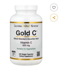 California Gold Nutrition, Gold C�, ������� C ������ USP, 500 ��, 240 ����������