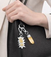 outlet46 Schickes Calvin Klein Charm-Set Downtown Edelstahl-Anhänger mit ko