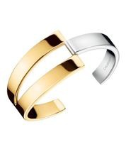 outlet46  Calvin Klein Truly Damen Armreif im Zweiton-Design Edelstahl-Armband S