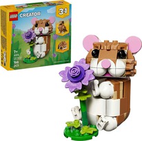 otto Niedlicher Hamster mit Blume (31376), LEGO Creator Konstruktionsspielsteine