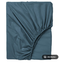 ikea DVALA Spannbettlaken, blau